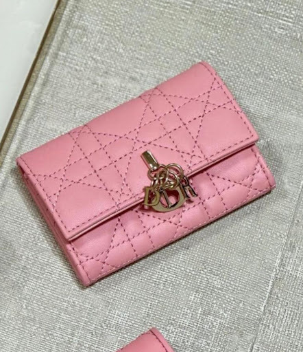 新作カラー♡》DIOR Glycine ウォレット Hydrangea Pink (Dior