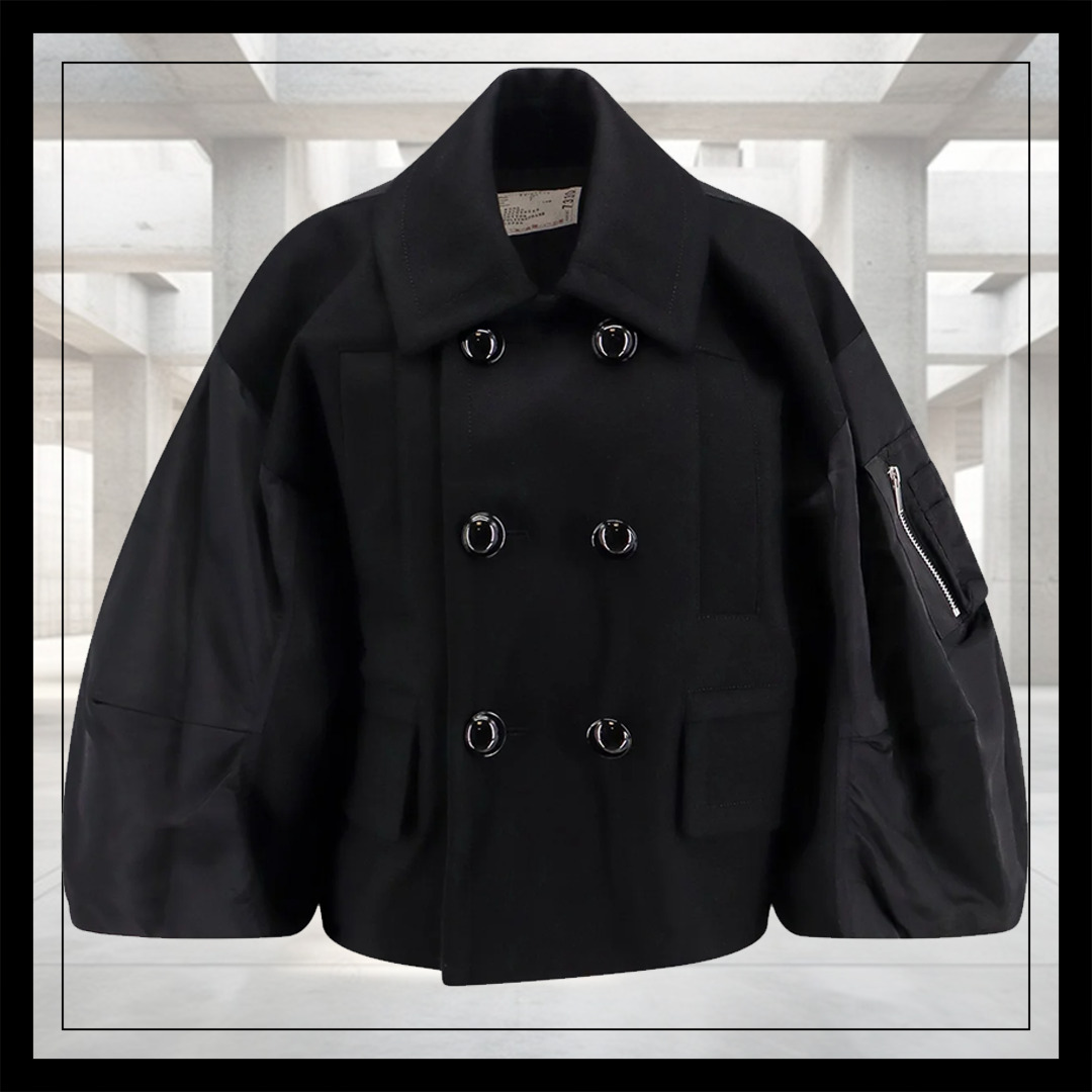 【sacai】ダブルブレスト クロップドジャケット (関税込み)