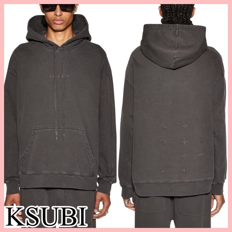 KSUBI Inverted Biggie フーディ パーカー Faded Black 送料込み