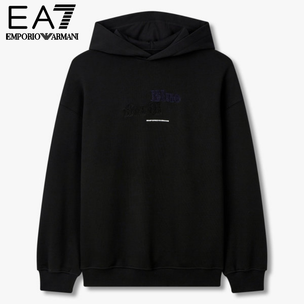 【EMPORIO ARMANI】 ★ Men's Embroidery Lettering Hoodie ★