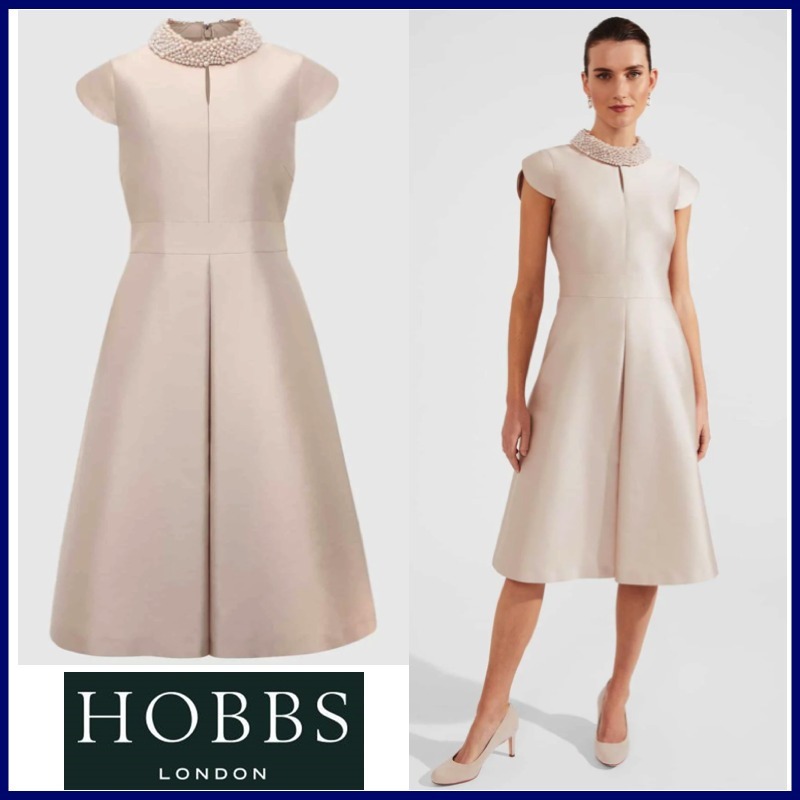 大人気!!【HOBBS】華やかプリンセス風ドレス♪煌めきパール