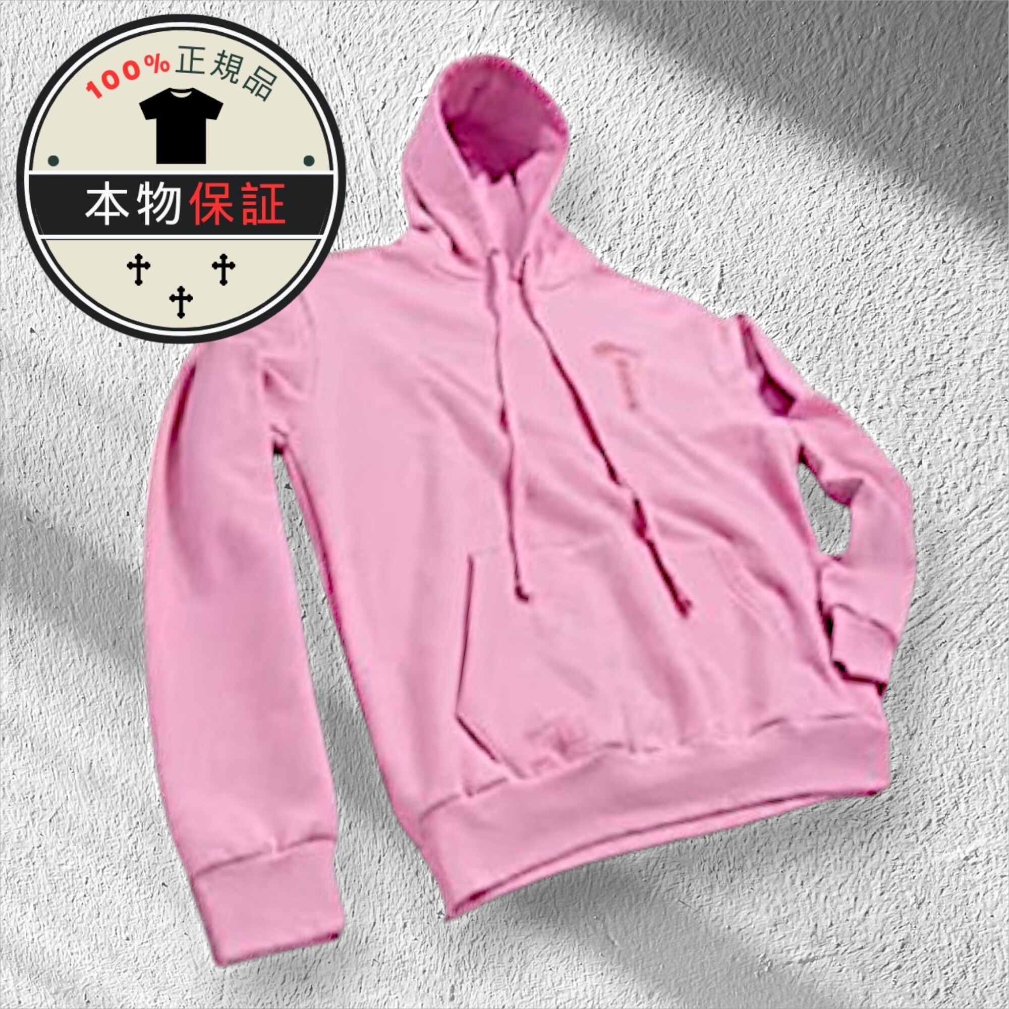 【Chrome Hearts】Red Logo Hoodie★フーディ★Pink