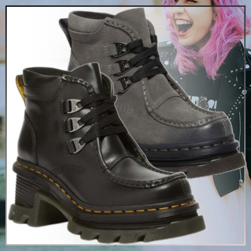 ヤマト【Dr.Martens】個性派 Corran スエードヒールブーツ ヤマト【Dr.Martens】個性派 Corran スエードヒールブーツ