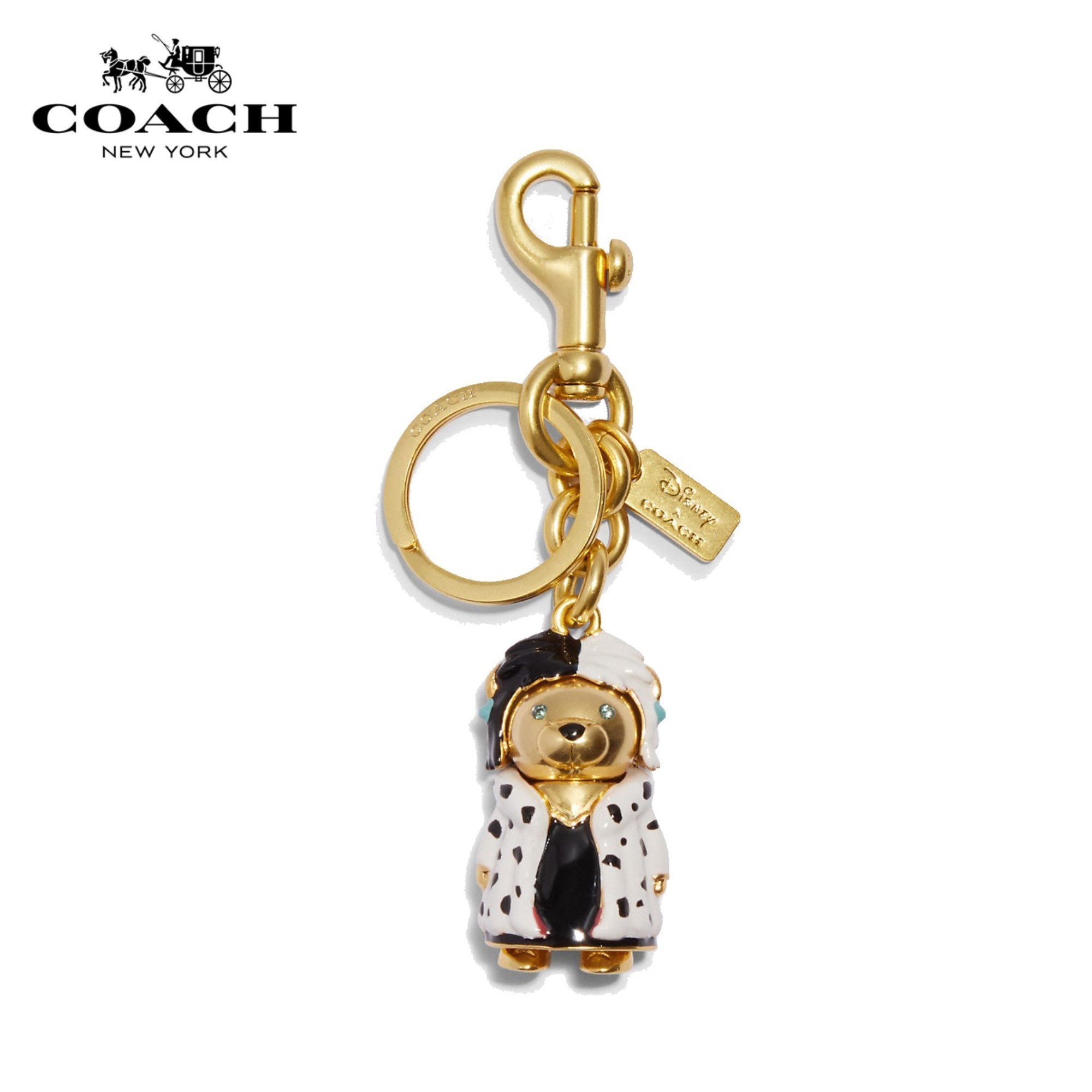 箱・袋付き！【COACH★CC343】DISNEY×COACHキーホルダー