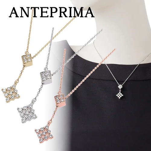 【ANTEPRIMA】即対応キュービックジルコニア スライドネックレス