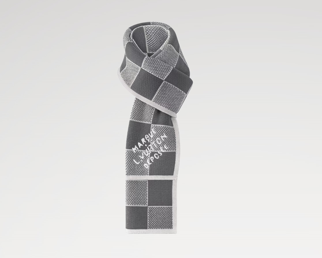 LOUIS VUITTON メンズ マフラー・ダミエ ヘリテージ / M92637