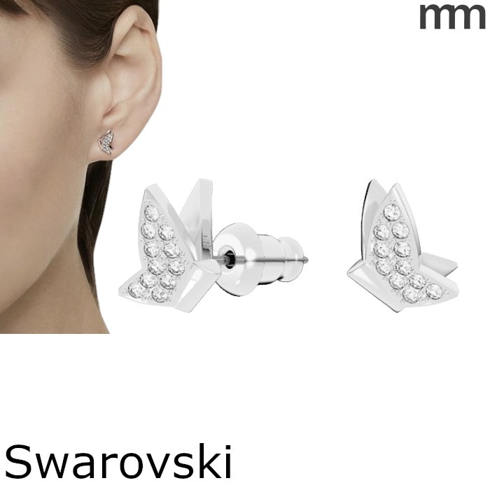 【SWAROVSKI】リリア バタフライピアス