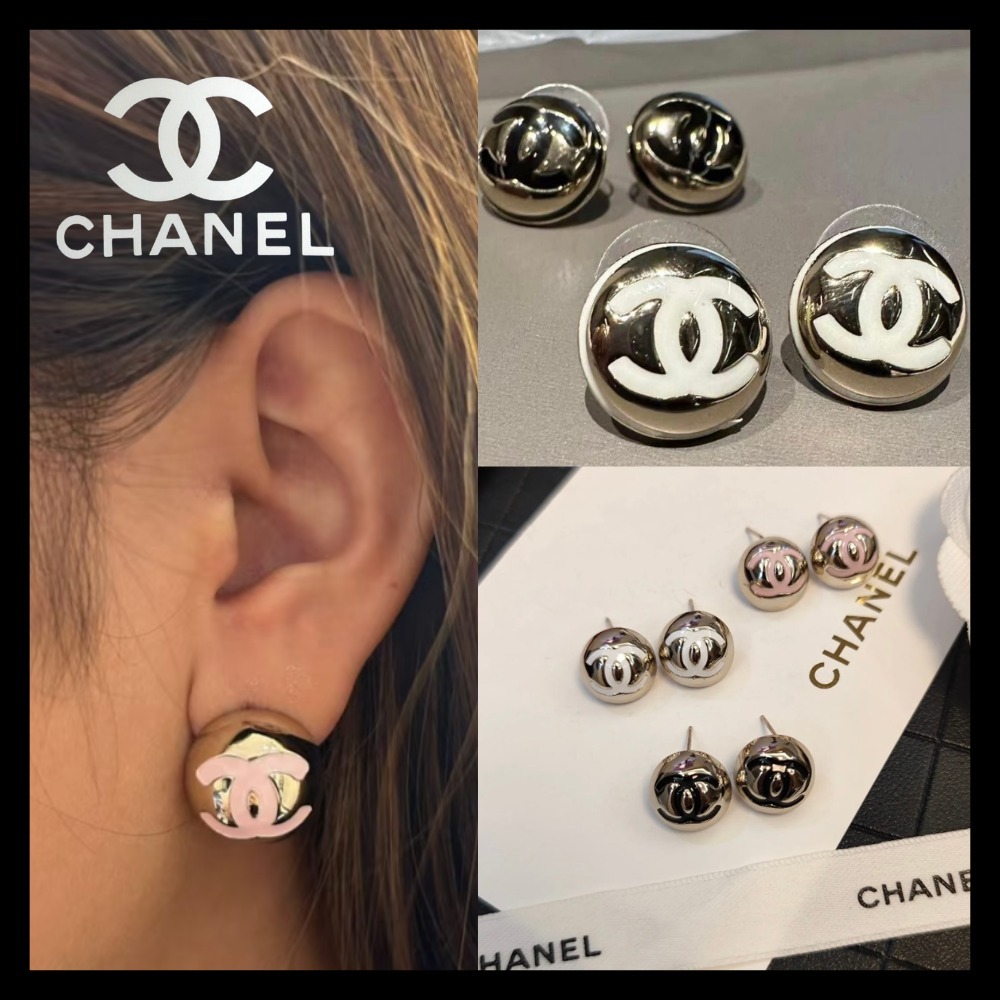 【丸いピアス♪】CHANEL ピアス