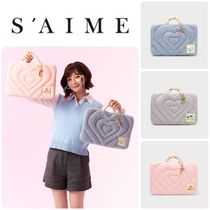 台湾 S’AIME パワーパフガールズ 2wayファートートバッグ □S'AIME□パワーパフガールズ ファーパソコンバッグ/送料込 (S
