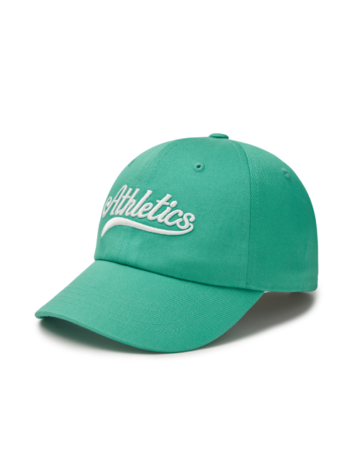 キャップ MLB Korea Cursive Lettering Unstructured Ball Cap OAK LGreen