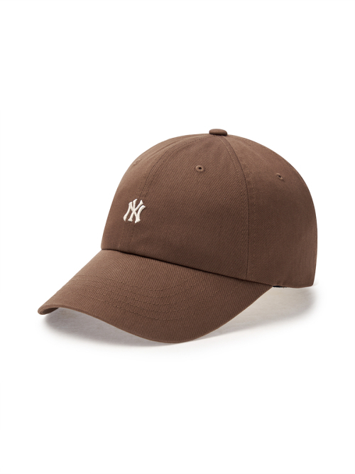 キャップ MLB Korea Nano Logo Unstructured Ball Cap NY Brown
