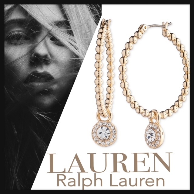 NEW★Ralph Lauren★ダングル ビーズ ・ミディアム