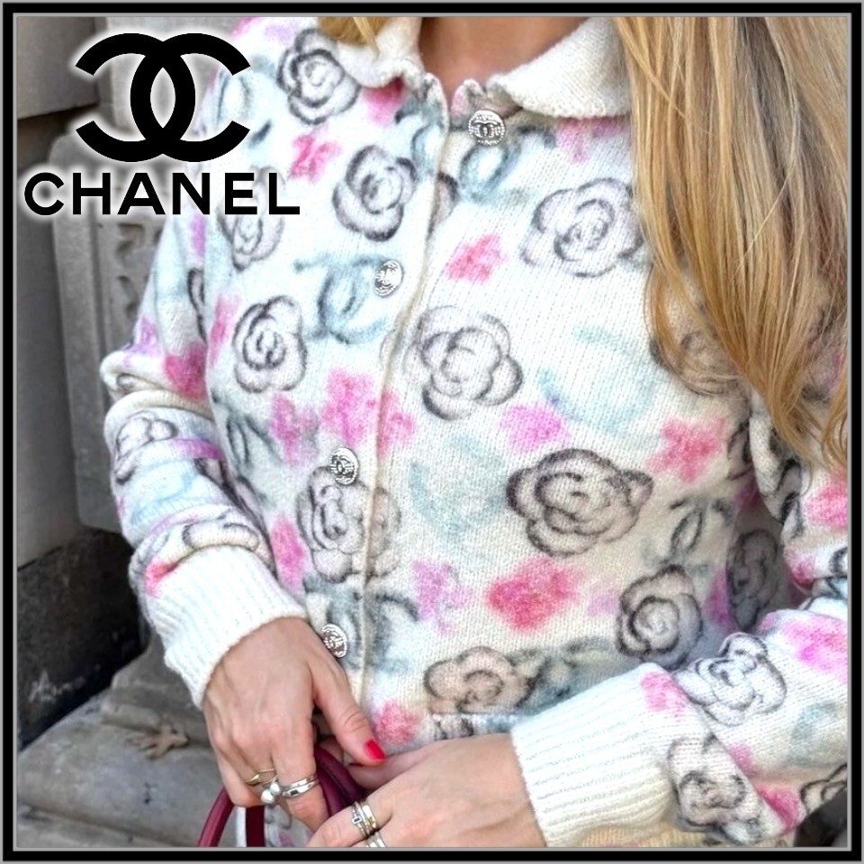 お洒落なフラワーデザイン♪【CHANEL】ジャケット