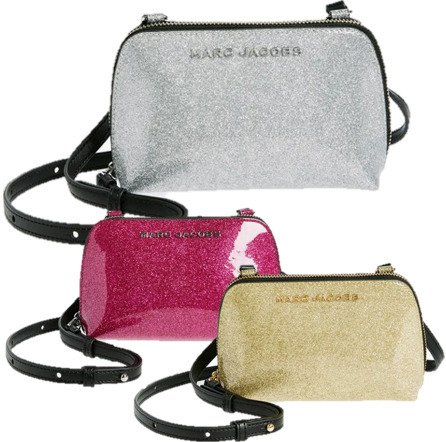 MARC JACOBS メタルレターロゴ グリッター ミニ クロスボディ