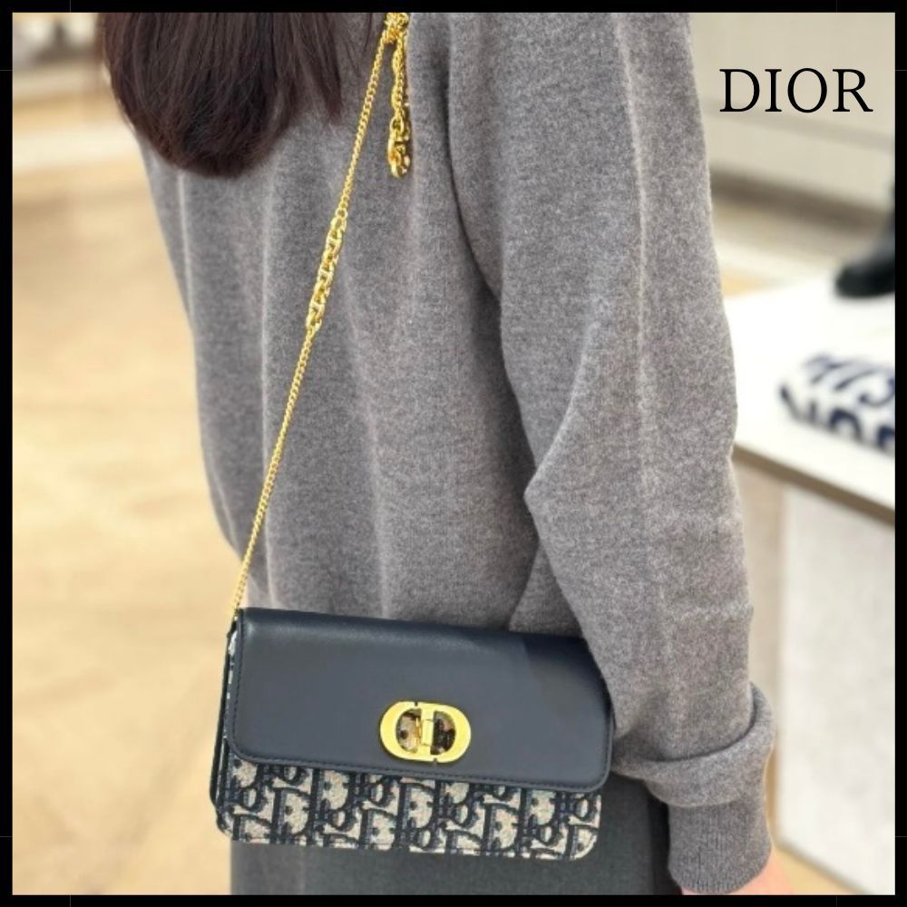 【ロゴが大人かわいい】Dior Miss Caro チェーン ポーチ バッグ