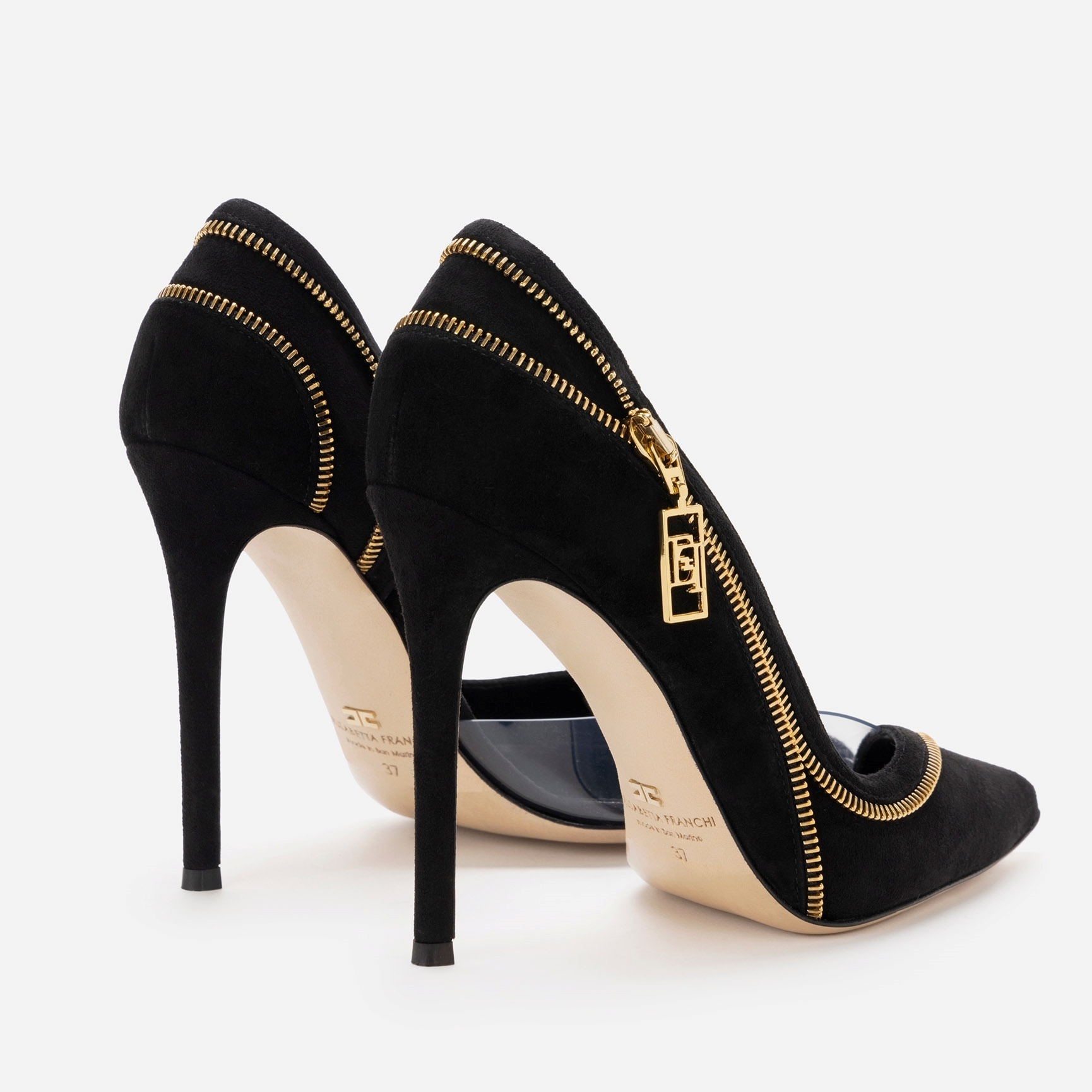 《個性的なデザイン》【ELISABETTA FRANCHI】パンプス