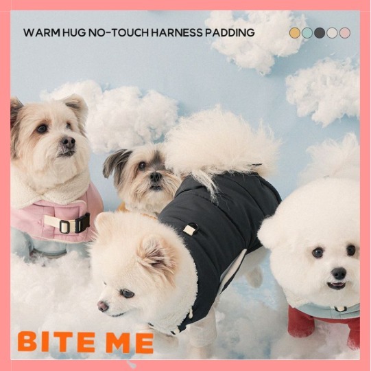 BITE ME ★ WARM HUG no-touch harness padding
