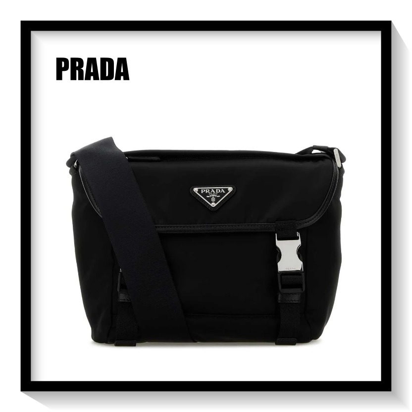 ★PRADA★ オーバートップ ショルダーバッグ ♪ブラック♪