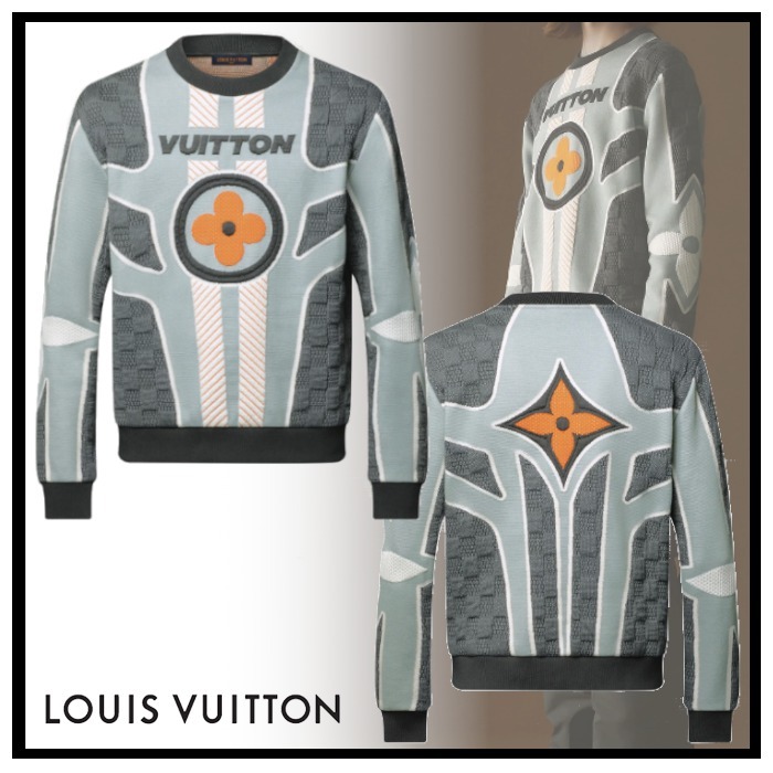 Louis Vuitton《キルテッドコットンブレンド クルーネック》直営