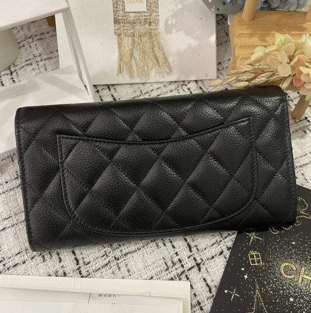 《永遠に愛される★》CHANEL ロングウォレット キャビアスキン