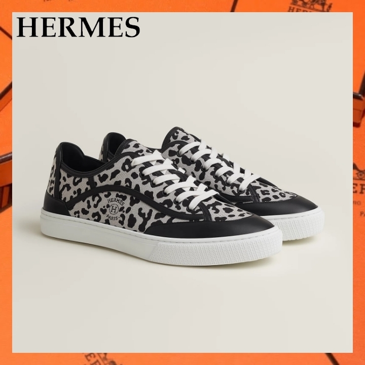 ☆おしゃれカジュアル☆【Hermes】スニーカー《Get》レオパード