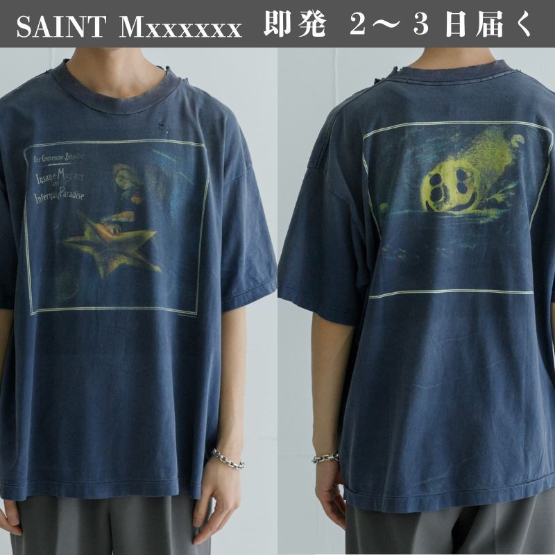 SAINT Mxxxxxx CACTUS PLANT FLEA MARKET x STAR Tシャツ