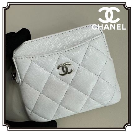 キーケース ホワイト（白）系 CHANEL(シャネル) レディース