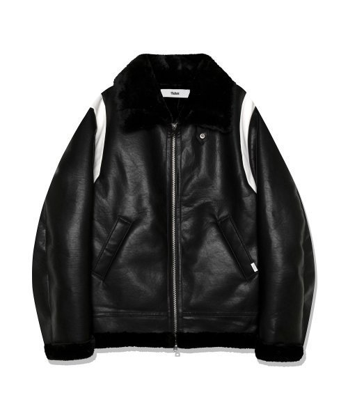 アウターその他 Fallett Cracked Leather Mustang Black FA2204JK04BK