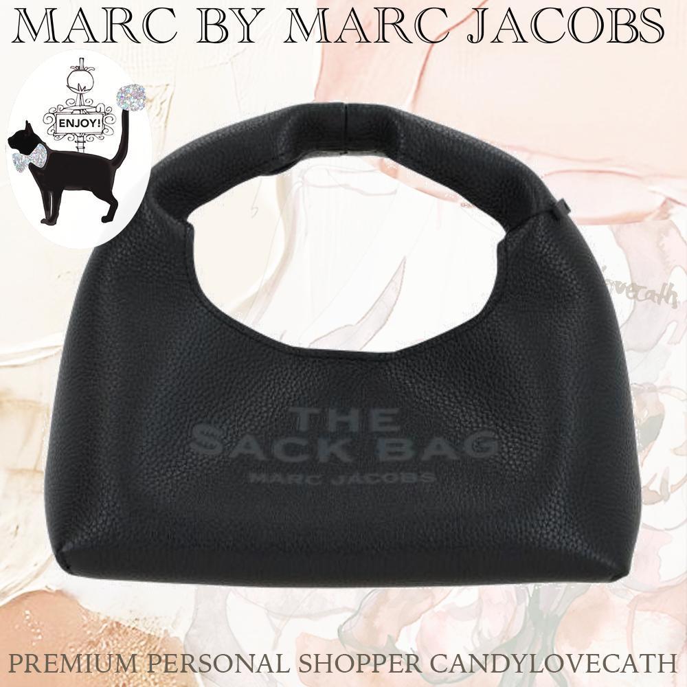 ハンドバッグ MARC JACOBS THE MINI SACK GRAINY LEATHER HANDBAG