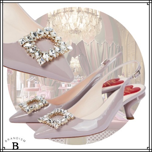 ■Roger Vivier■Virgule スリングバック レザーパンプス