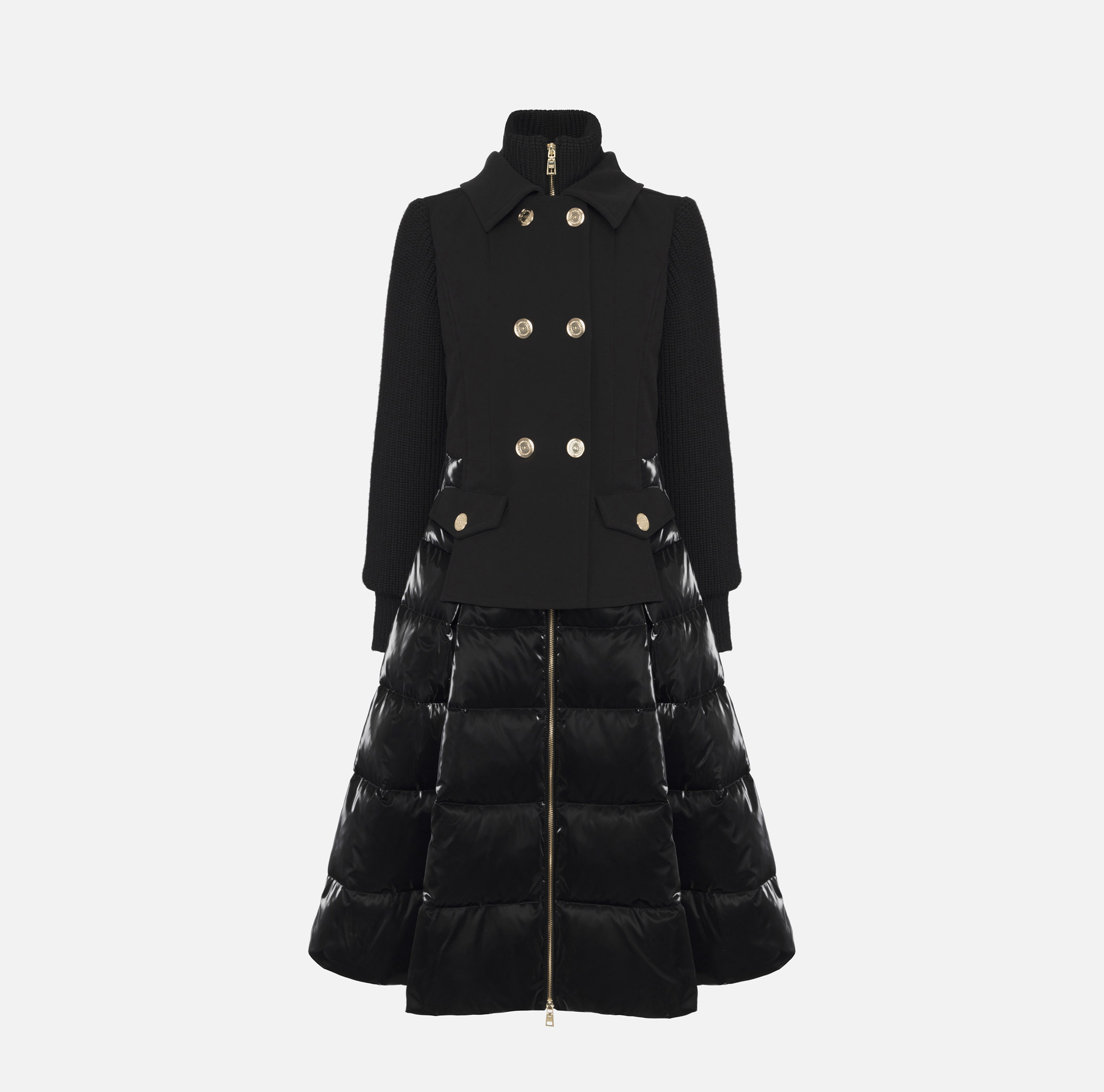 《上品な逸品》【ELISABETTA FRANCHI】ダウンジャケット
