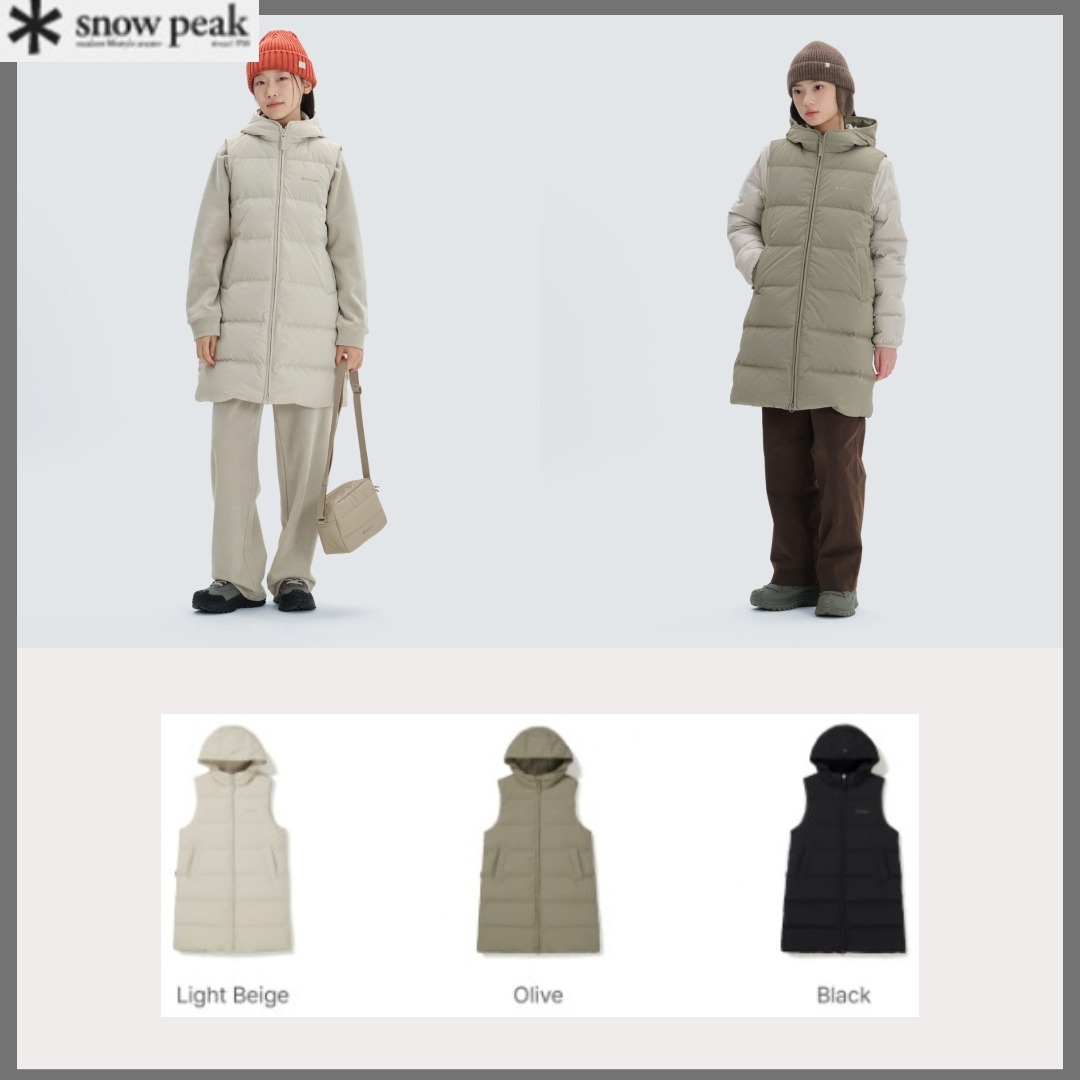 SNOWPEAK■Women Lightweight Hooded Down Vest■送料込