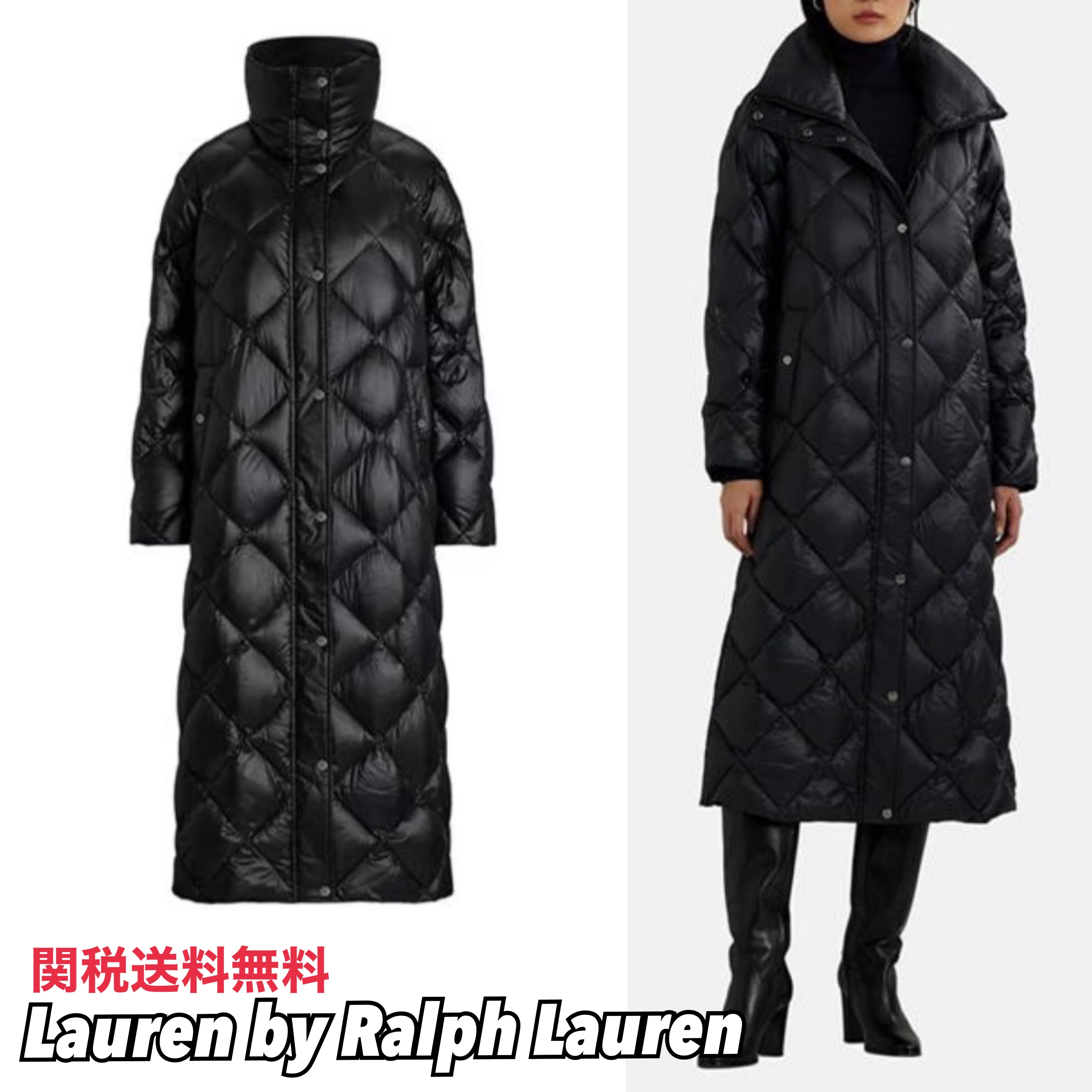 Lauren by Ralph Lauren ロングダウンコート 関税送料無料