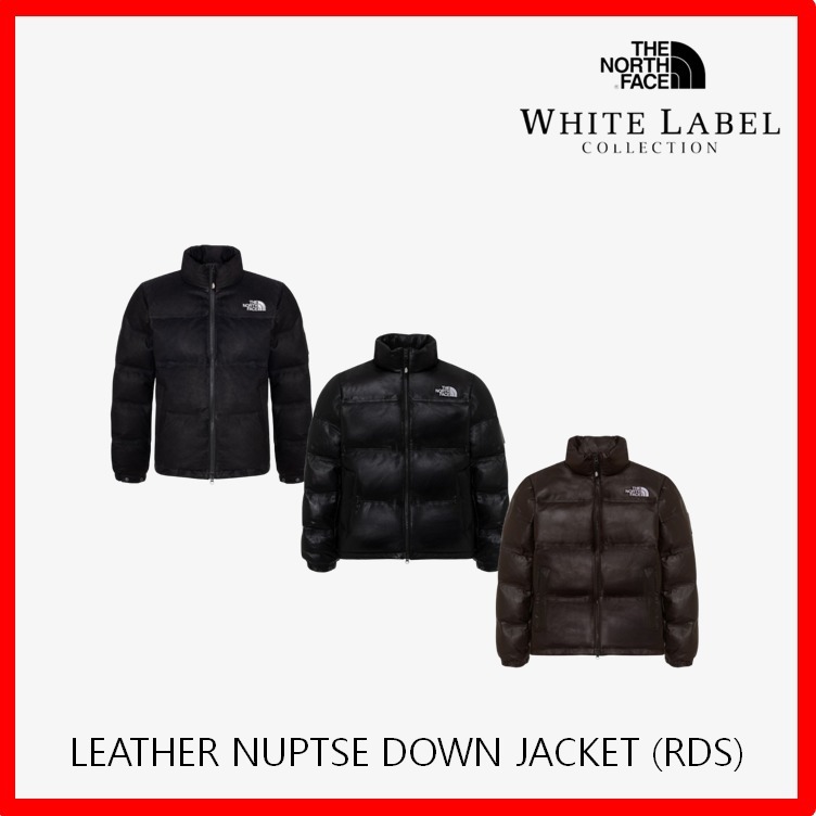 ☆24AW【ノースフェイス】☆LEATHER NUPTSE ダウンジャケッ.ト☆