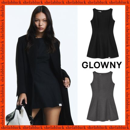 人気特価 ブラック（黒）系 GLOWNY(グロウニー) ワンピース(レディース ワンピース