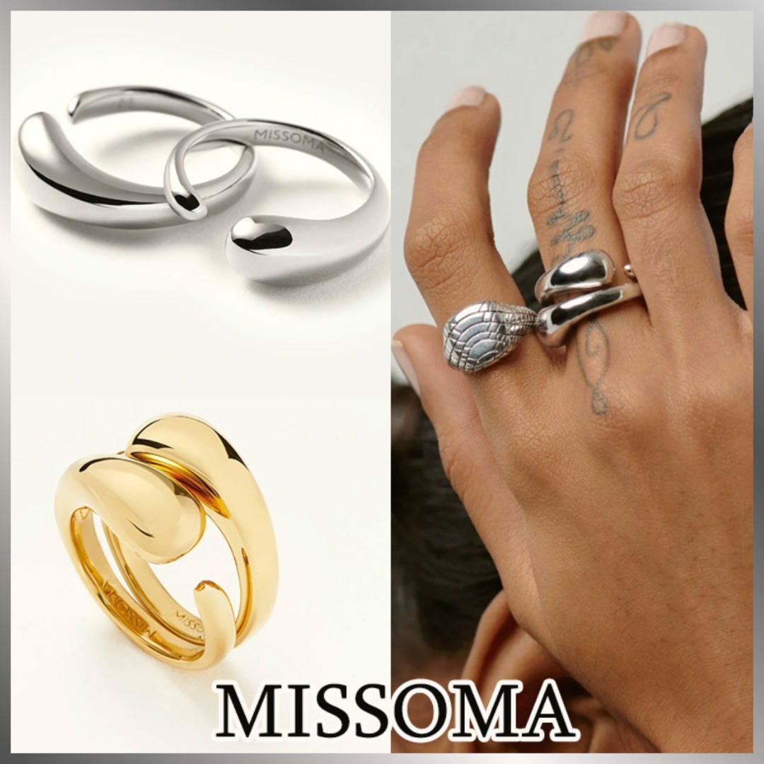 【MISSOMA】モルテン ダブル スタッキング リングセット 関送込