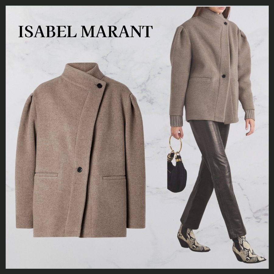 ★関税込★ ISABEL MARANT アシンメトリー フェルトコート