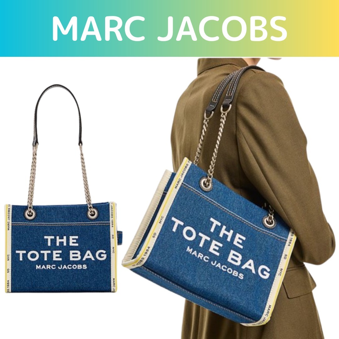 【関税込み】☆MARC JACOBS☆The Denim Chain ハンドバッグ S