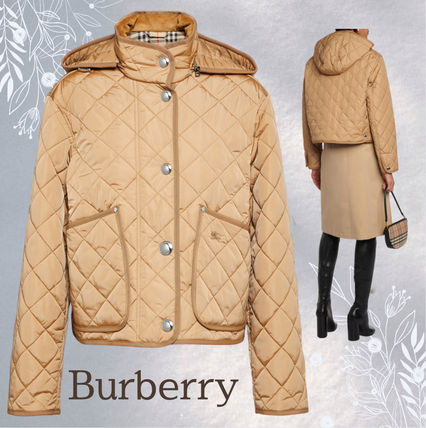 [BURBERRY]バーバリーDALRYキルティングジャケットCAMEL キルティング Burberry(バーバリー) ジャケット(レディース