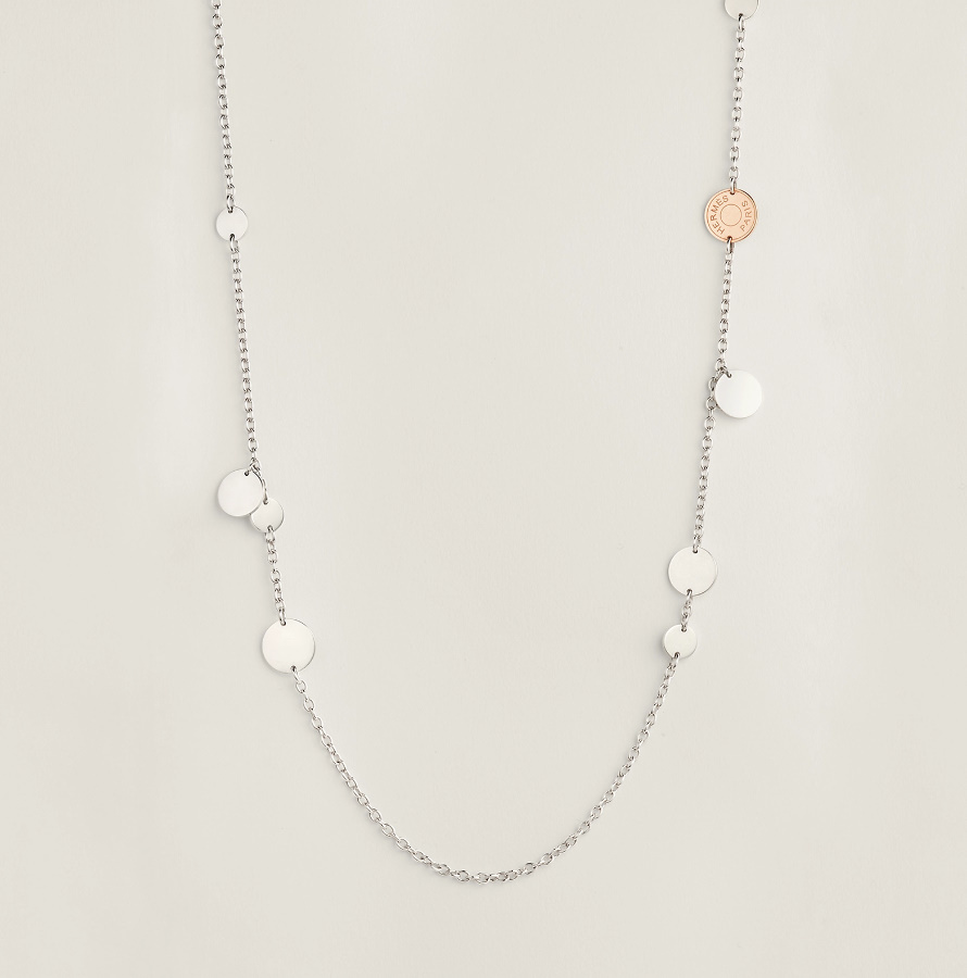 2連でも楽しめる【HERMES】《Ex Libris》ロング ネックレス 120