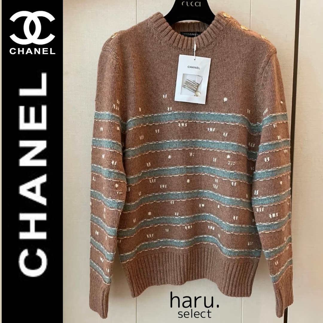 注目◎お洒落上級者に】CHANEL ココビーチ プリント デニム
