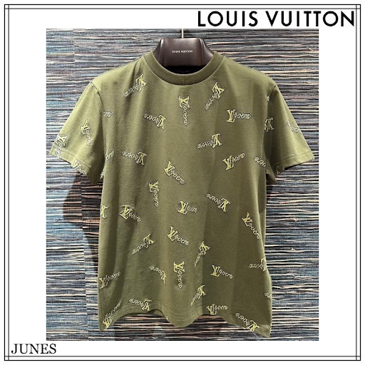 贈り物としても♪【LOUIS VUITTON】ジャガードコットンTシャツ