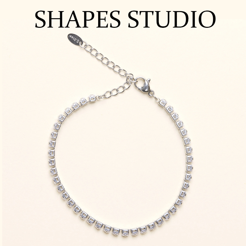 SHAPES STUDIO/Cubic Zirconia Tennis ブレスレット