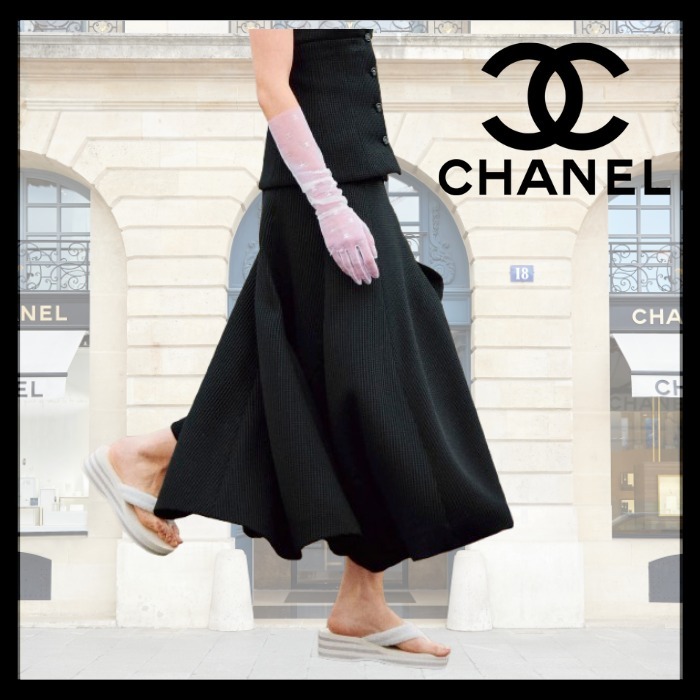 【24-25AW クルーズ 最新作♪】 CHANEL ジャカード スカート