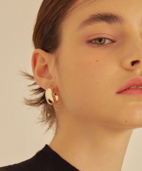 ピアス LOVE ME MONSTER Bold Round Ring Earrings L183MER270
