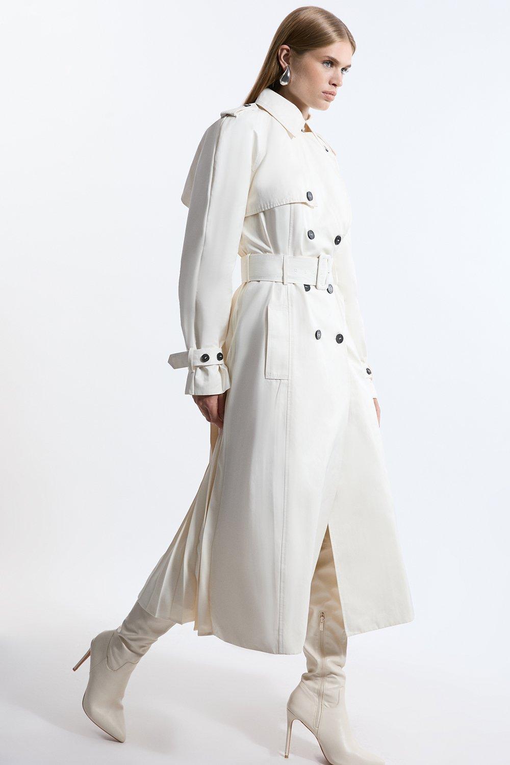 日本未入荷★Karen Millen プリーツトレンチコート 日本未入荷☆Karen Millen プリーツトレンチコート (Karen