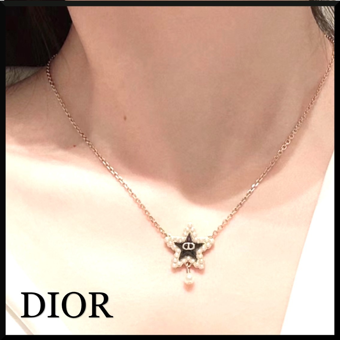 【可愛い☆ギフトに】DIOR ネックレス