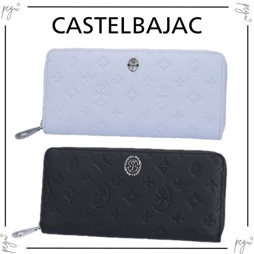 【CASTELBAJAC】国内発送 長財布 ラウンドジップ ロゴ Wallet
