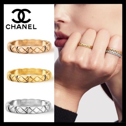 【CHANEL★手元をクールに♪】ココ クラッシュ リング ココ クラッシュ コレクション リング ベージュゴールド