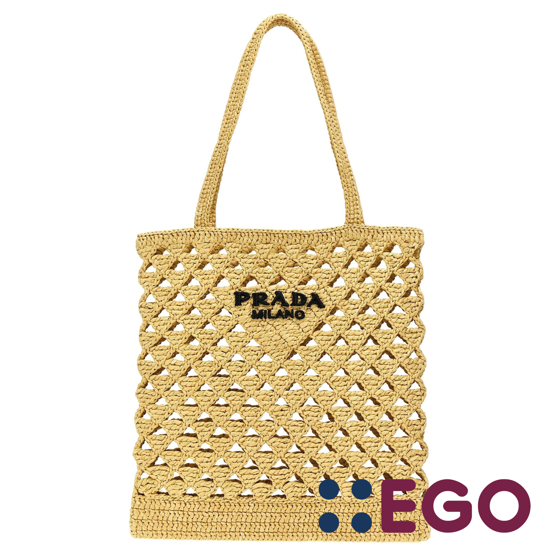 トートバッグ CROCHET LOGO SHOPPING BAG